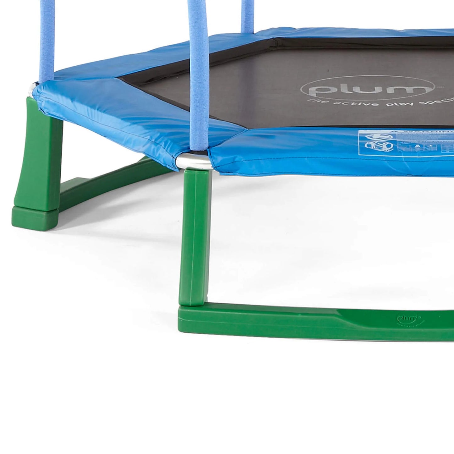 Plum 7ft Junior Jumper Trampoline with Springsafe® Enclosure – Blue – Ages 3–7