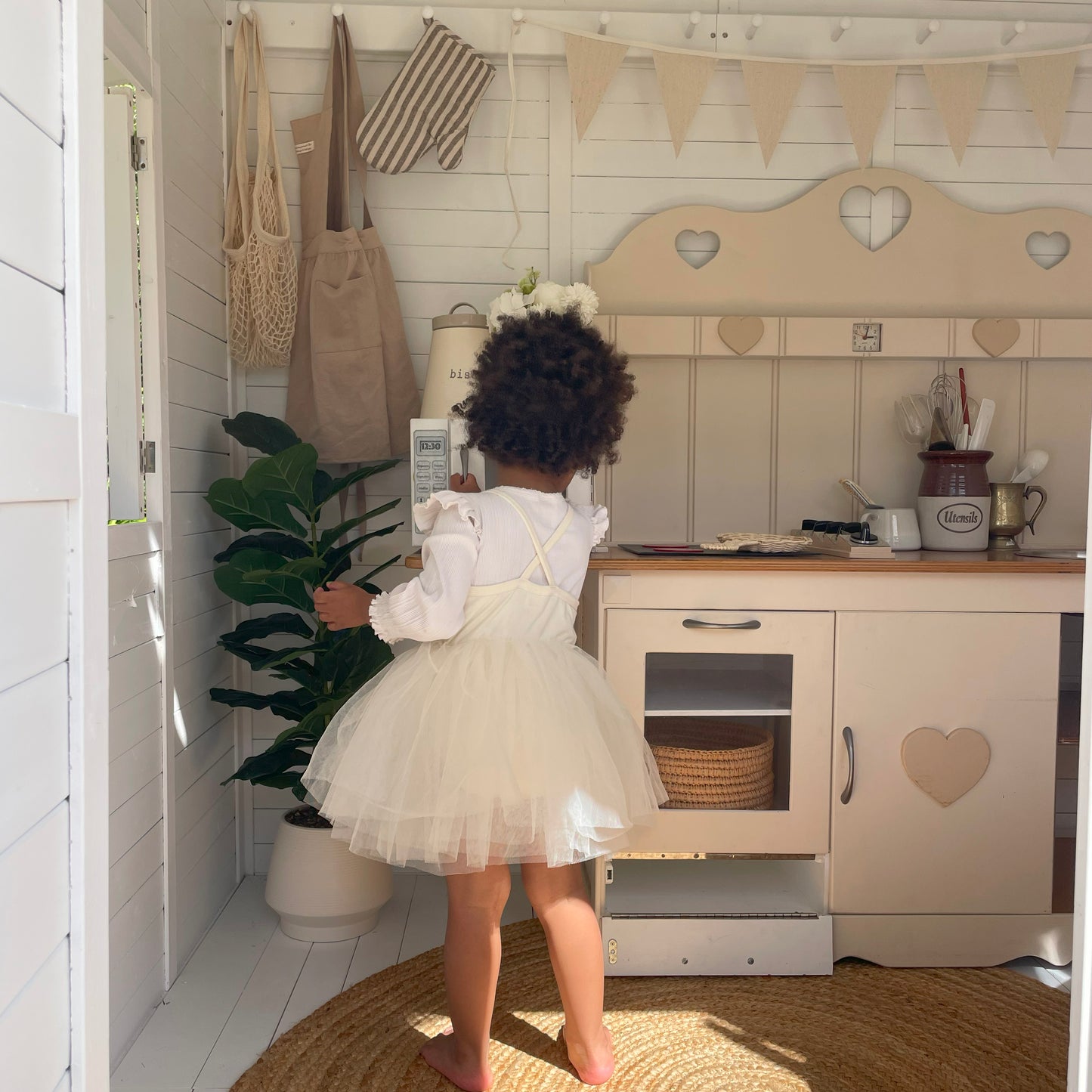 PREORDER Jolly Shack Cubby House with Mud Kitchen & Swing Set
