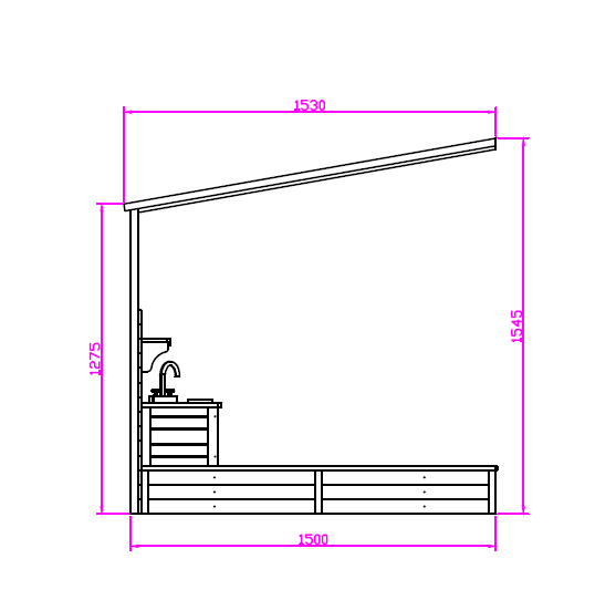 Jolly Shack Cubby House with Mud Kitchen & Swing Set
