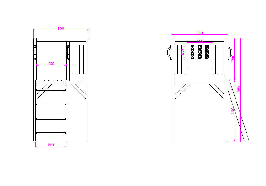 Jolly Shack Cubby House with Mud Kitchen & Swing Set