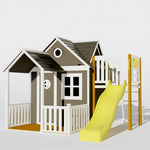 Jolly Shack Cubby House with Slide - PREORDER