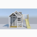 Jolly Shack Cubby House with Slide - PREORDER