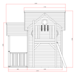 Deposit - Jolly Shack with Slide, Mud Kitchen & Swing Set ($3457)