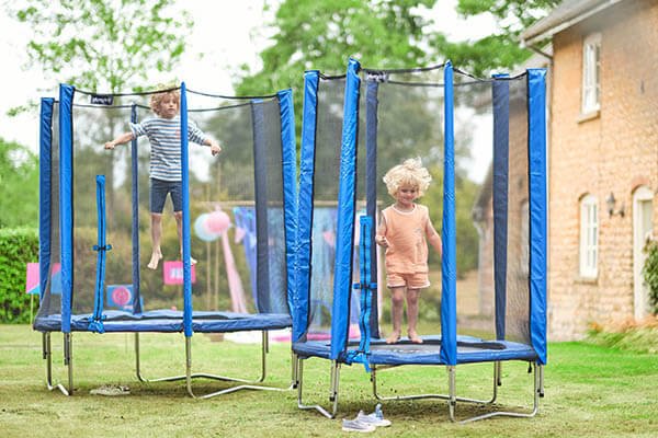Plum 4ft Junior Springsafe Trampoline - Blue