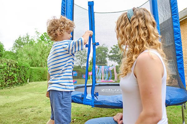 Plum 4ft Junior Springsafe Trampoline - Blue