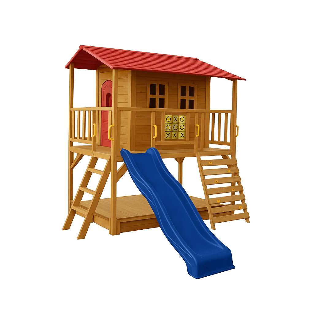 Sweet Shack Cubby House with Sandbox with Cover