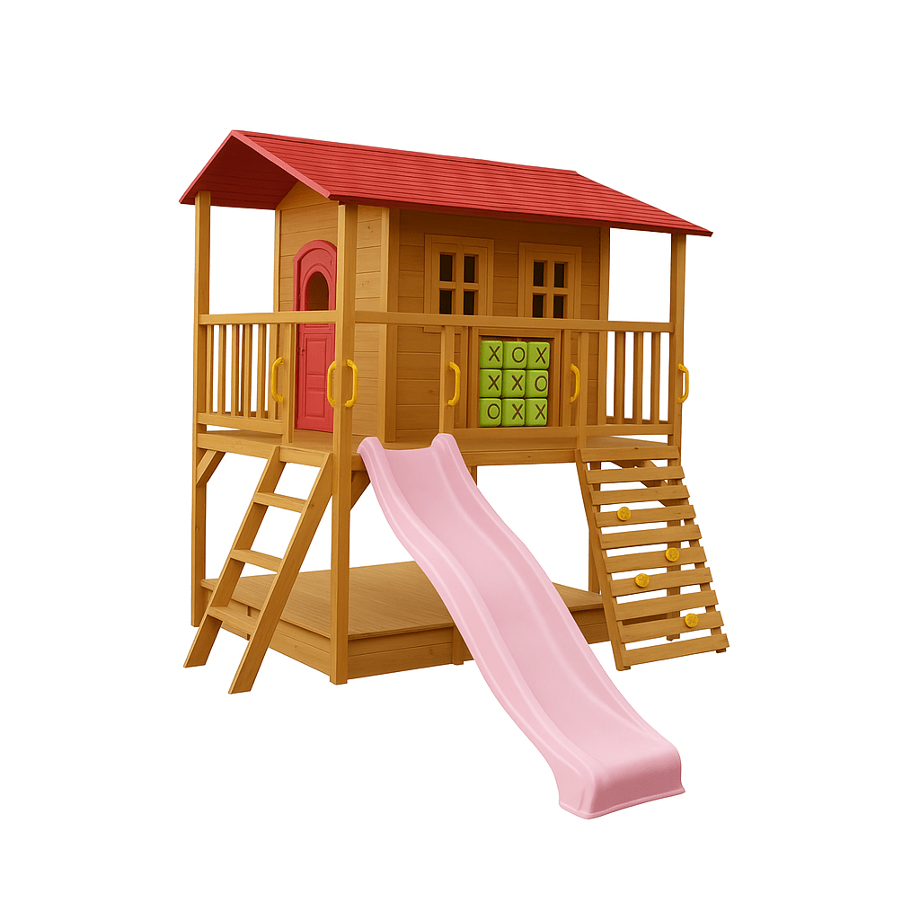 Sweet Shack Cubby House with Sandbox with Cover