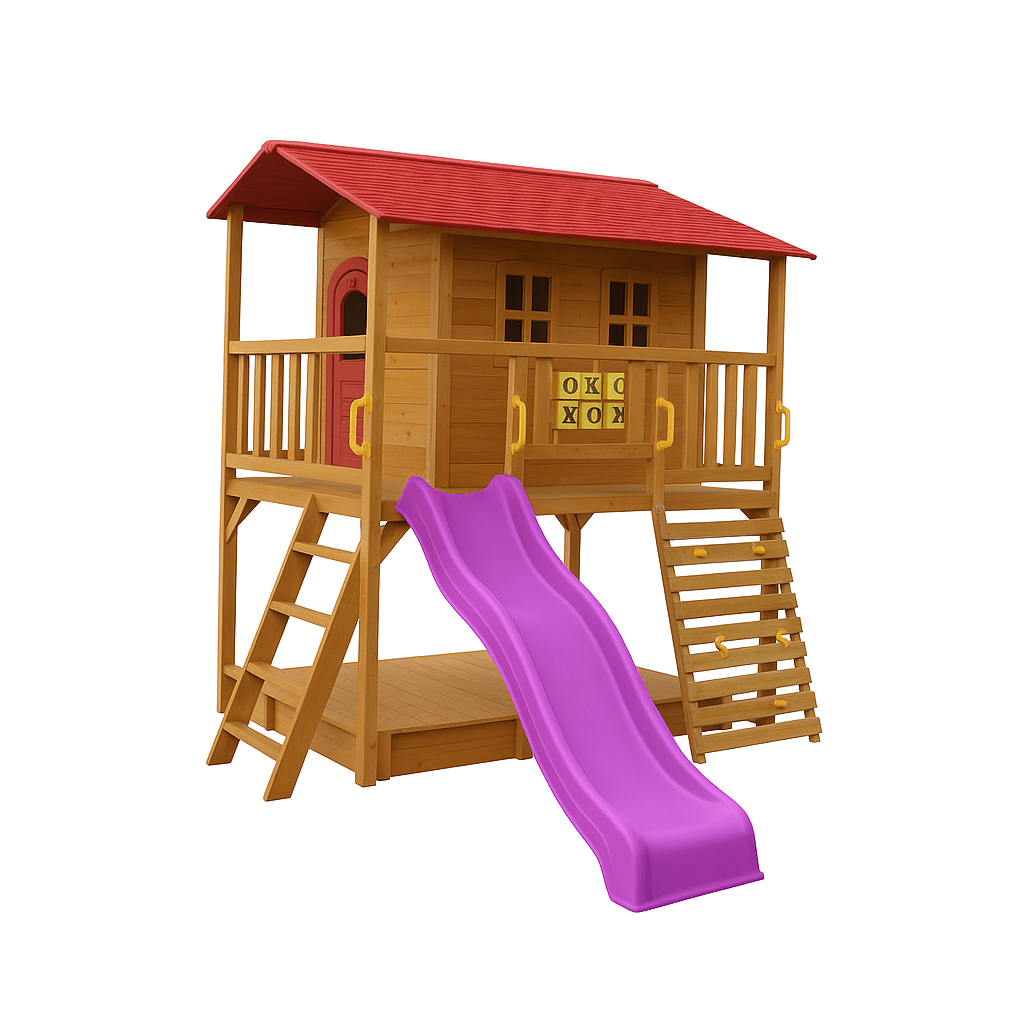 Sweet Shack Cubby House with Sandbox with Cover
