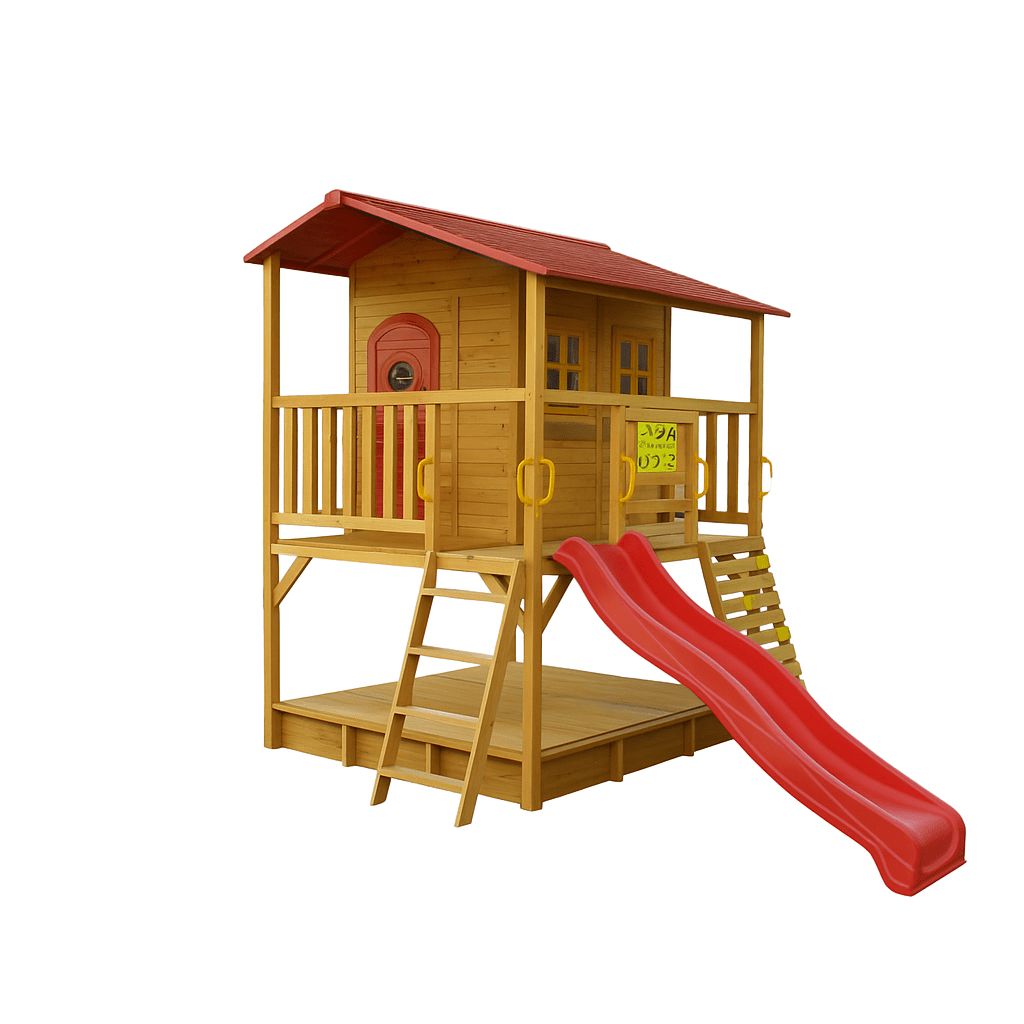 Sweet Shack Cubby House with Sandbox with Cover
