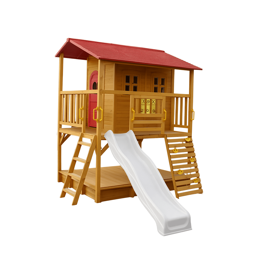 Sweet Shack Cubby House with Sandbox with Cover