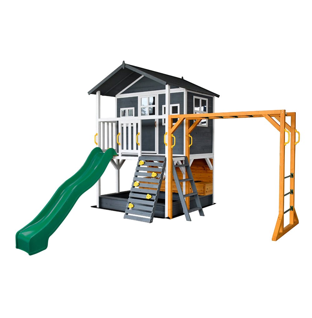 Caboodle Shack with Mud Kitchen & Monkey Bars