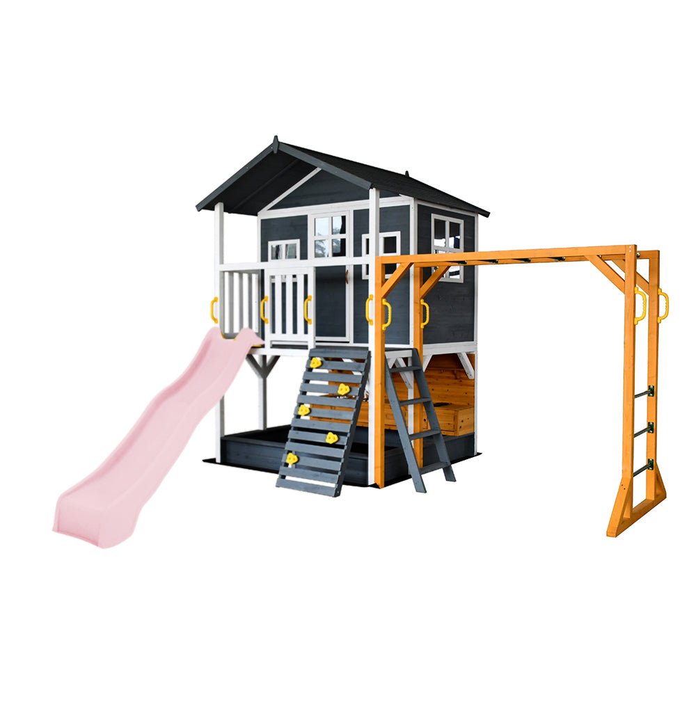Caboodle Shack with Mud Kitchen & Monkey Bars