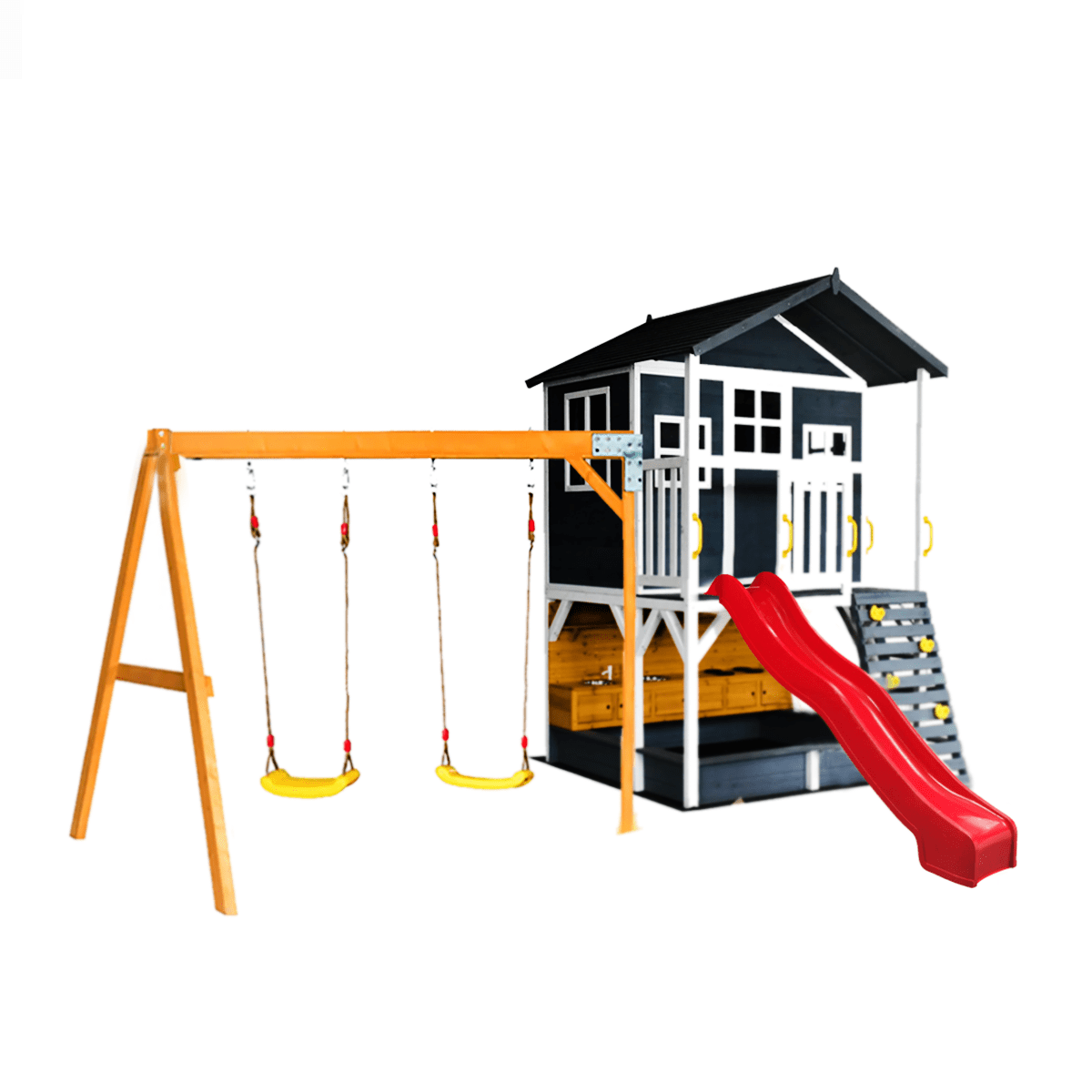Caboodle Shack with Mud Kitchen & Swing Set