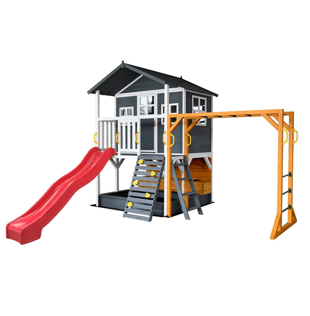 Caboodle Shack with Mud Kitchen & Monkey Bars