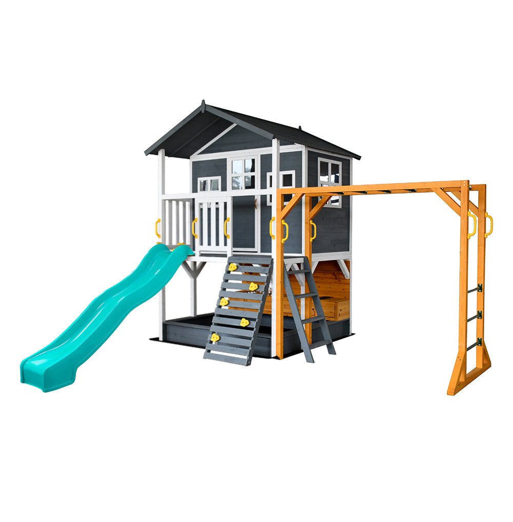 Caboodle Shack with Mud Kitchen & Monkey Bars