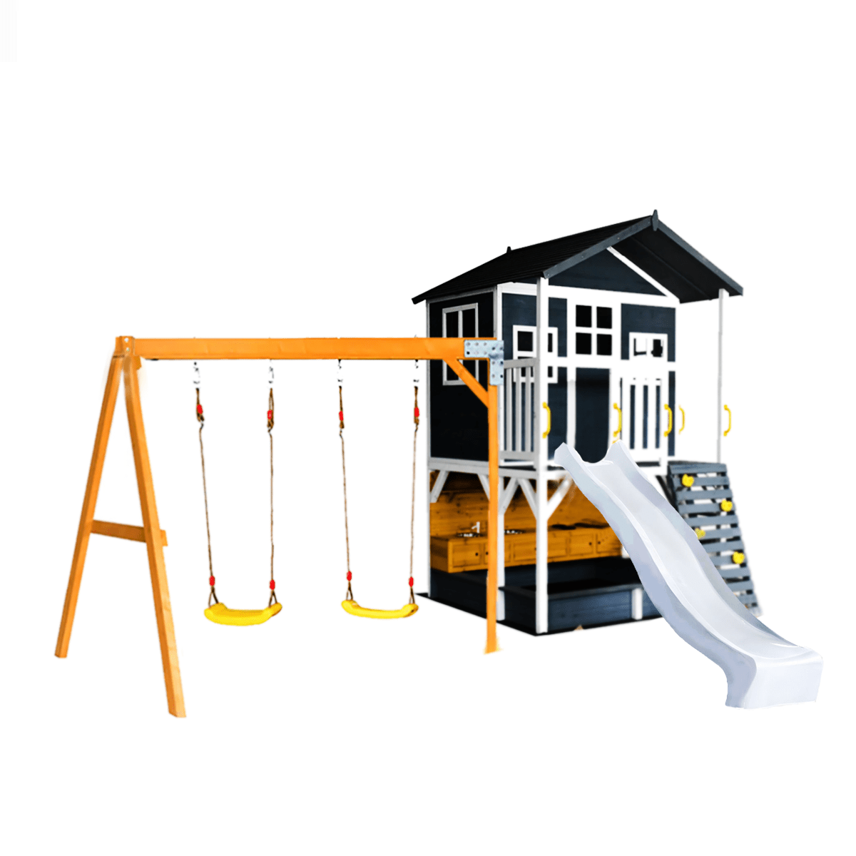 Caboodle Shack with Mud Kitchen & Swing Set