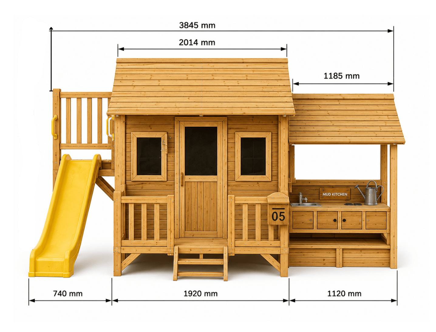 Delightful Shack with Mud Kitchen