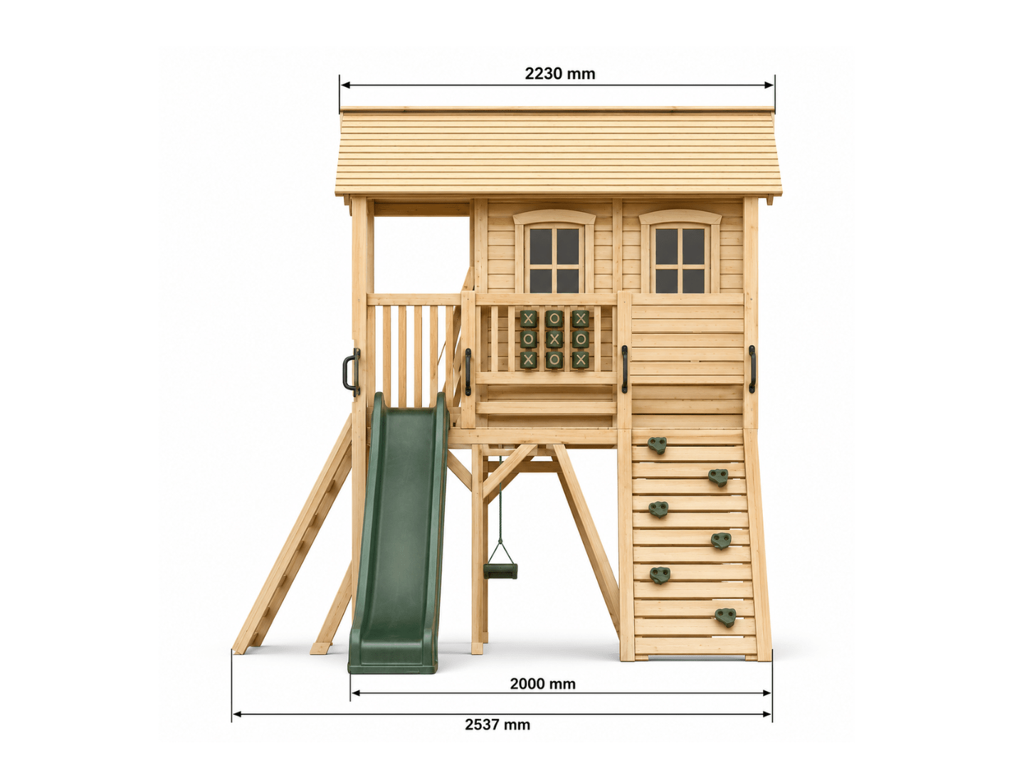 Sweet Shack with Swing Set