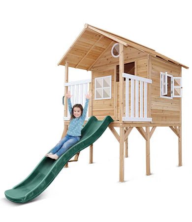 Lifespan Kids Archie Elevated Cubby House with Slide