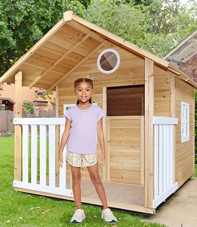 Lifespan Kids Archie Elevated Cubby House with Slide