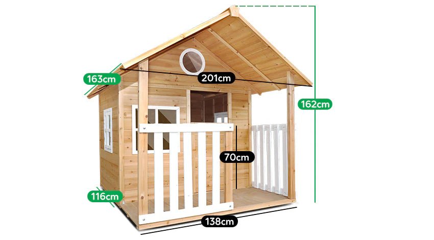 Lifespan Kids Archie Elevated Cubby House with Slide