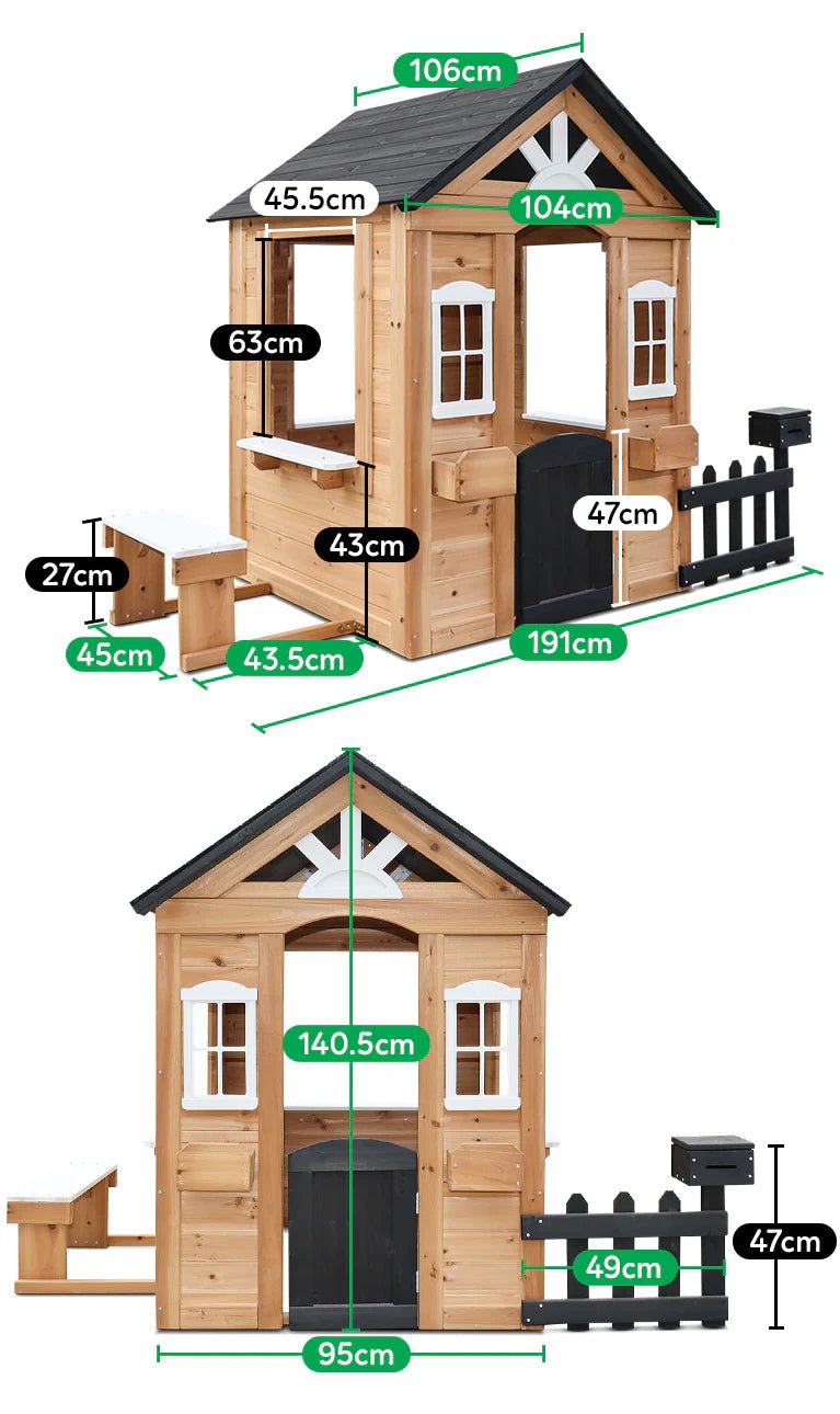 Lifespan Kids Teddy V3 Cubby House Natural