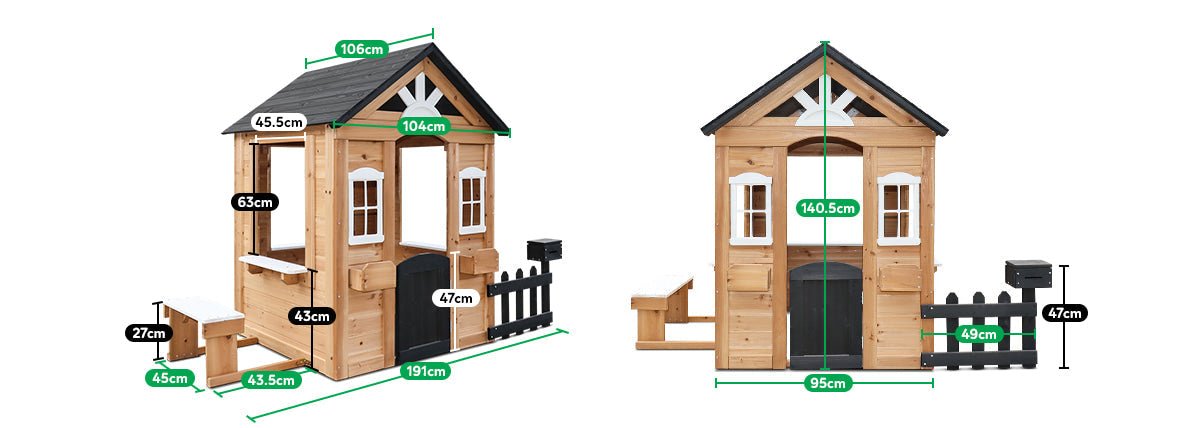 Lifespan Kids Teddy V3 Cubby House Natural