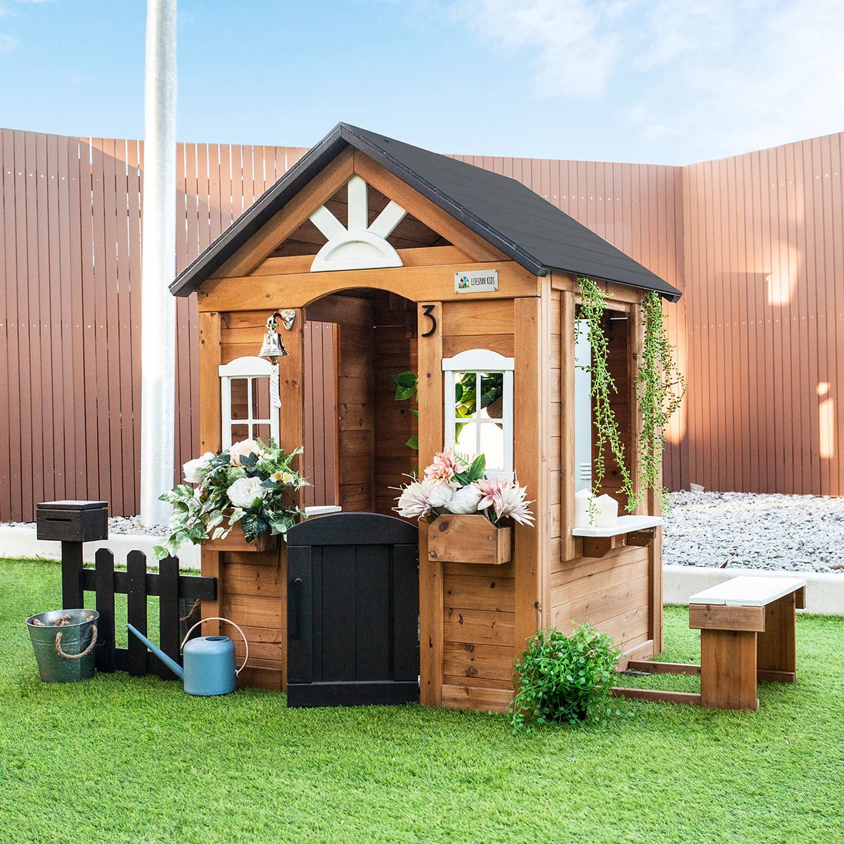 Lifespan Kids Teddy V3 Cubby House Natural