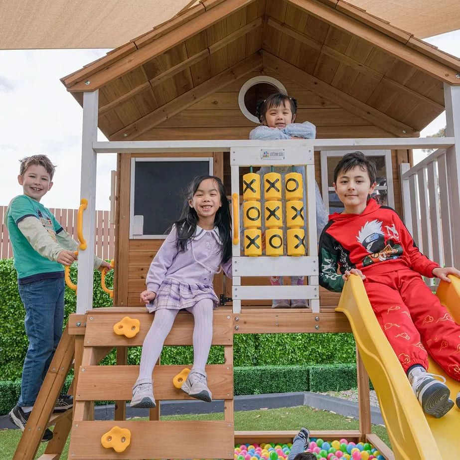 Lifespan Kids Warrigal Cubby House - Yellow Slide