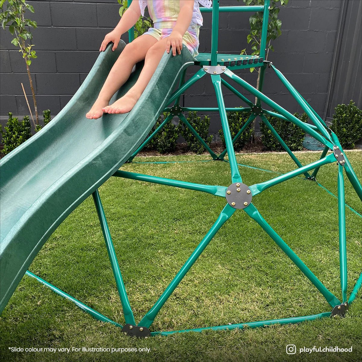 Lifespan Kids Summit 2.0m Dome Climber + 1.8m Slide