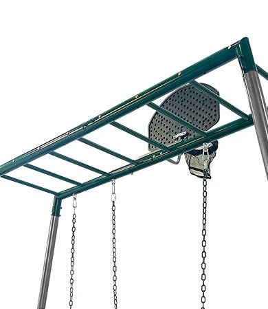 Lifespan Kids Stanley Heavy Duty Monkey Bars with Anchor Kit and Basketball Ring