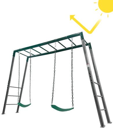 Lifespan Kids Stanley Heavy Duty Monkey Bars with Anchor Kit