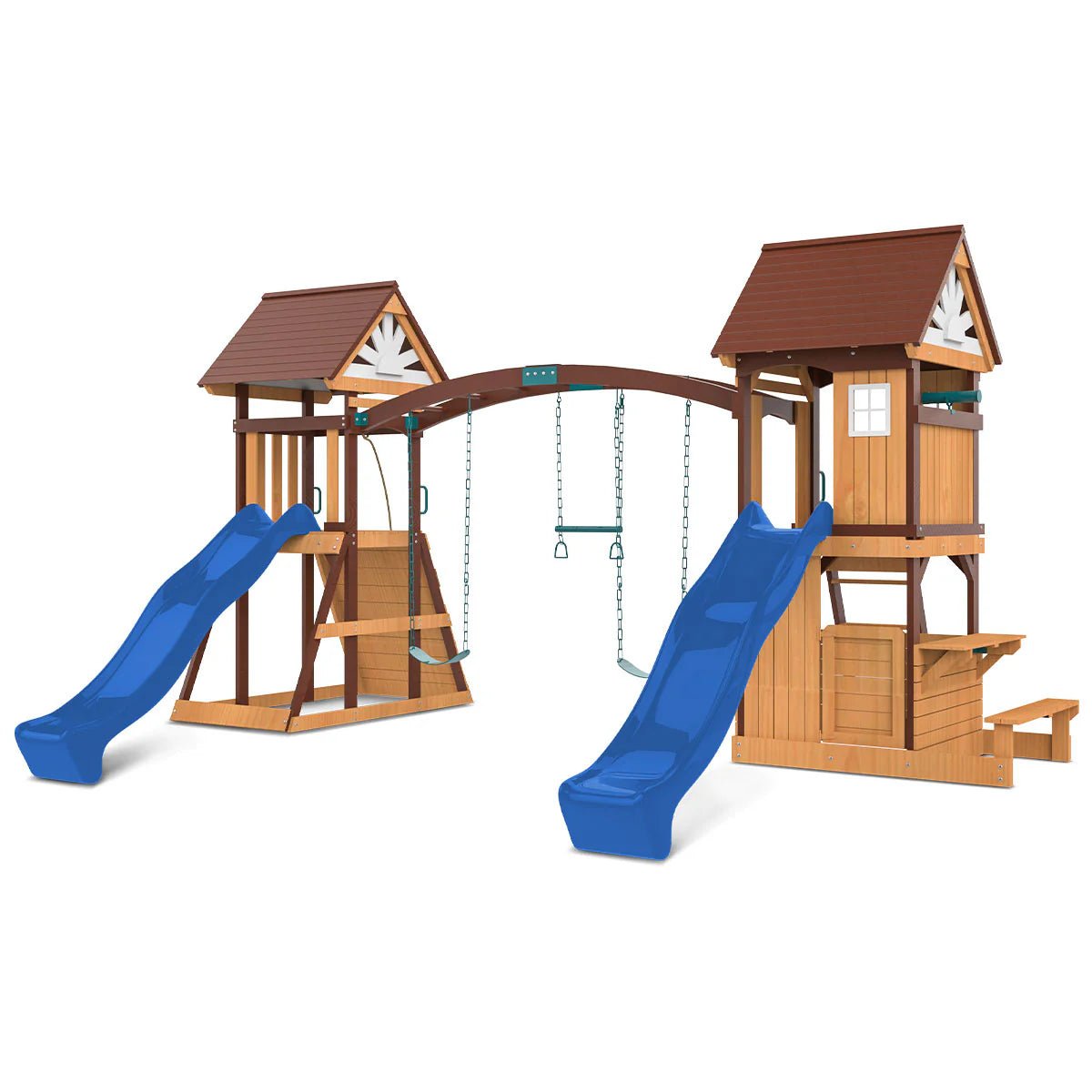 Armadale Swing Set & Playground with Two 2.2m Slide
