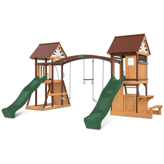 Armadale Swing Set & Playground with Two 2.2m Slide