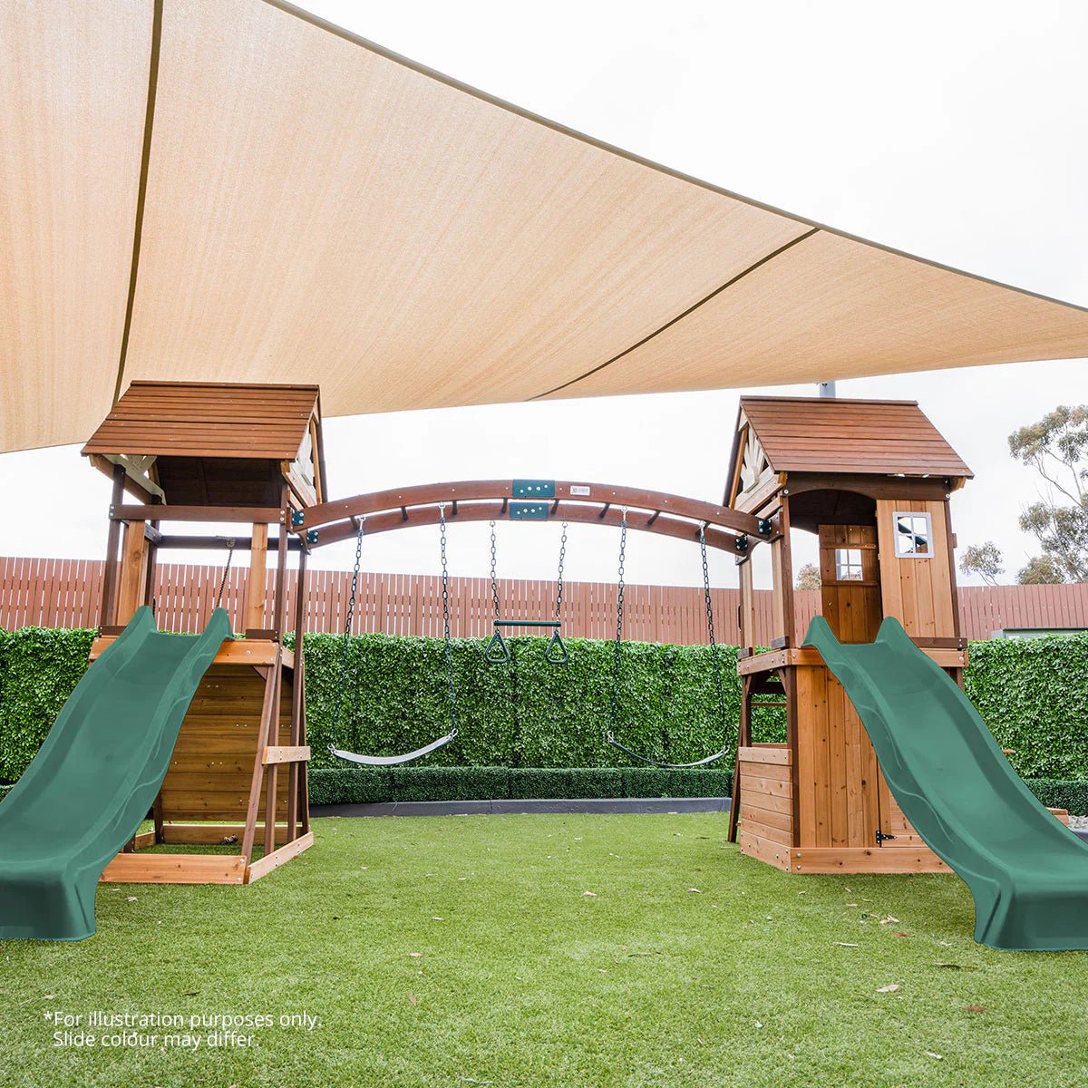 Armadale Swing Set & Playground with Two 2.2m Slide