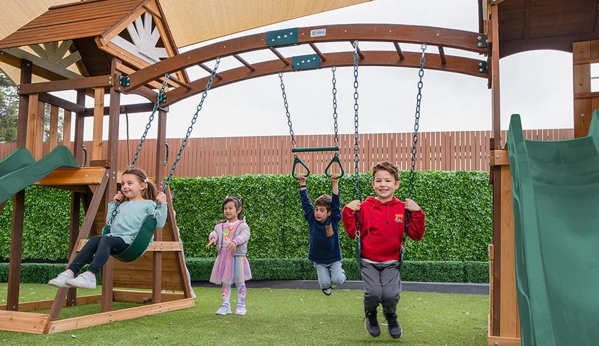Armadale Swing Set & Playground with Two 2.2m Slide
