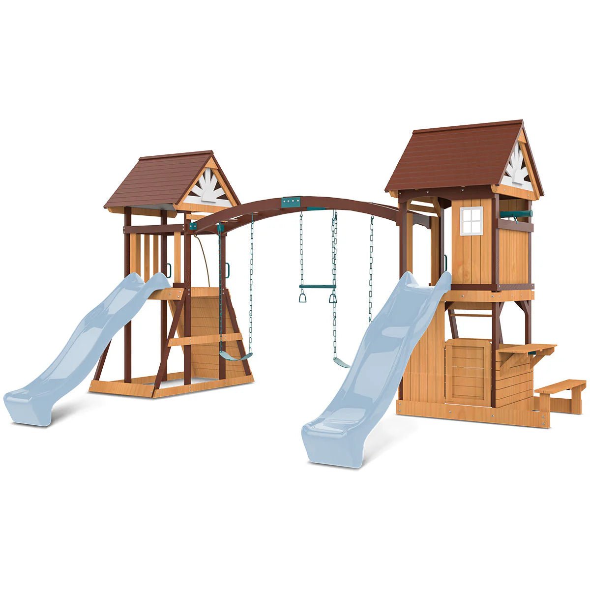 Armadale Swing Set & Playground with Two 2.2m Slide