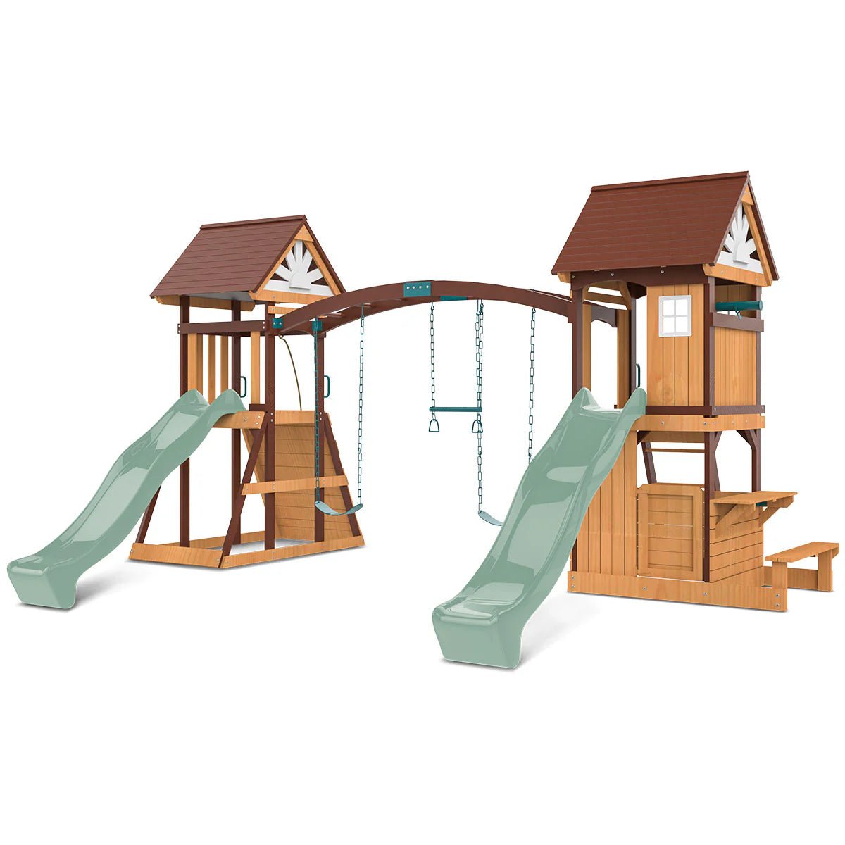 Armadale Swing Set & Playground with Two 2.2m Slide