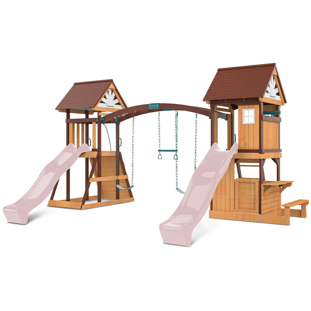Armadale Swing Set & Playground with Two 2.2m Slide