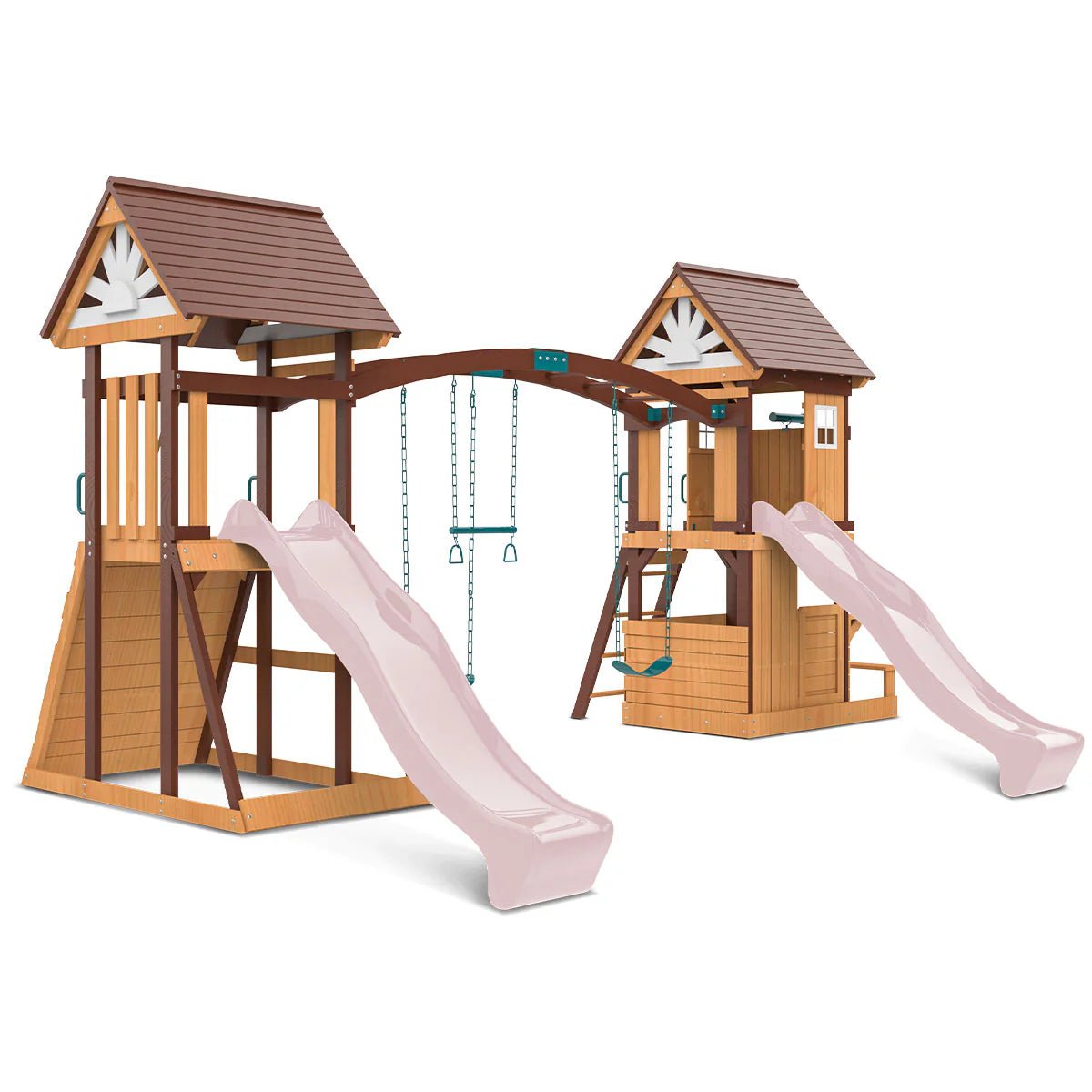 Armadale Swing Set & Playground with Two 2.2m Slide