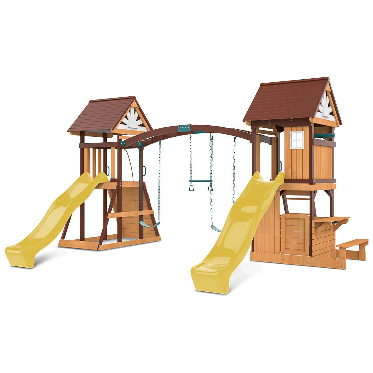 Armadale Swing Set & Playground with Two 2.2m Slide