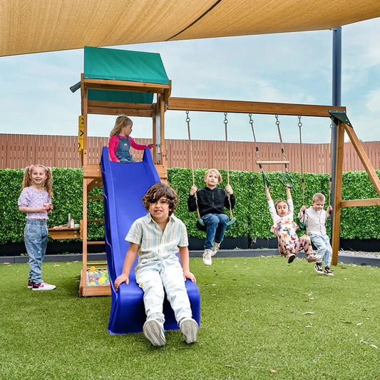 Lifespan Kids Birmingham Play Centre Set with 2.2m Blue Slide