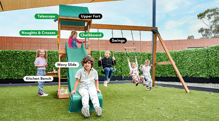 Lifespan Kids Birmingham Play Centre Set with 2.2m Slide