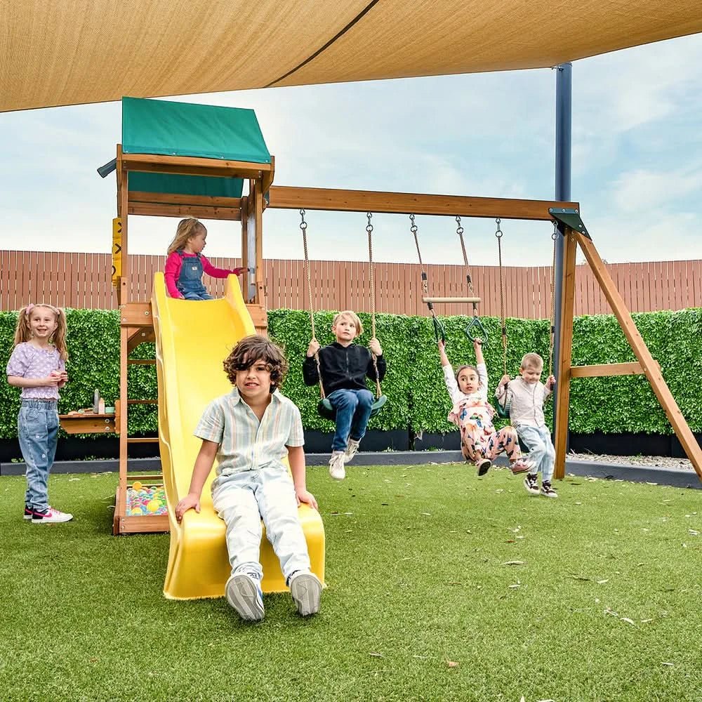 Lifespan Kids Birmingham Play Centre Set with 2.2m Yellow Slide