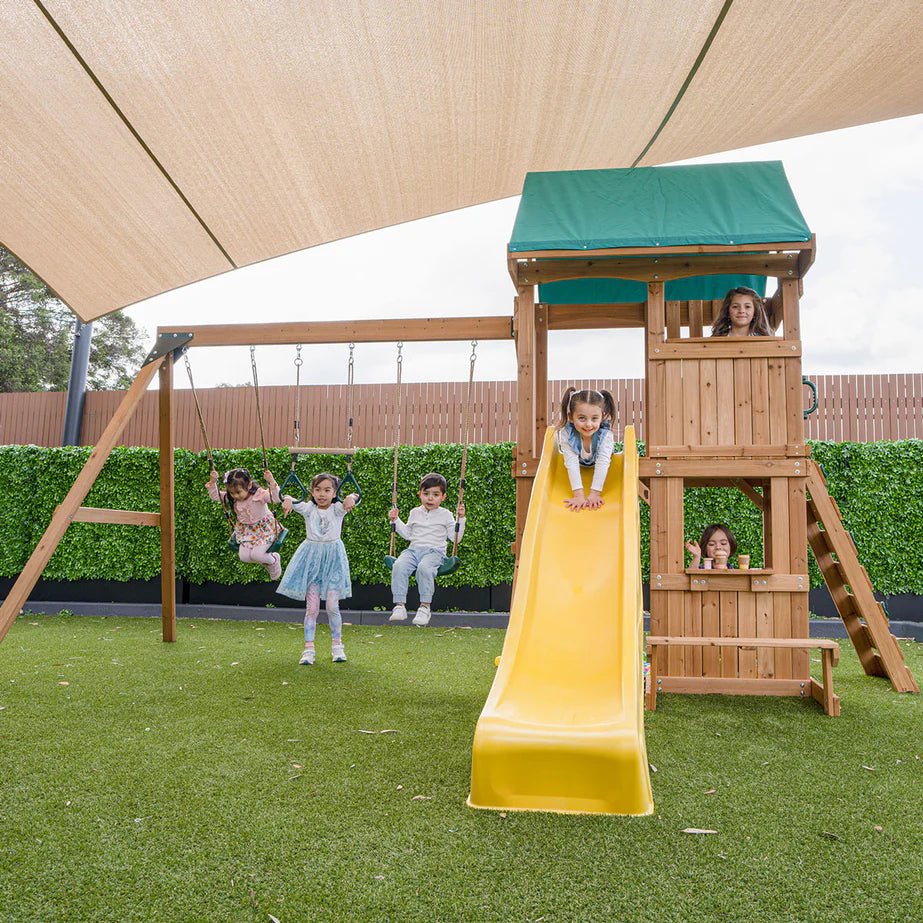 Lifespan Kids Carindale Play Centre Set with 2.2m Yellow Slide