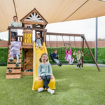 Lifespan Kids Coventry Play Centre Set with 2.2m Yellow Slide