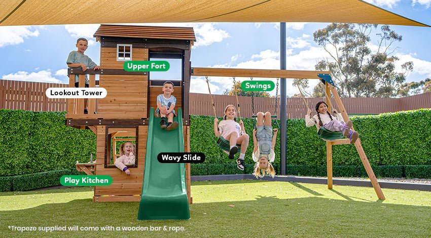 Lifespan Kids Darlington Play Centre Set with 2.2m Slide