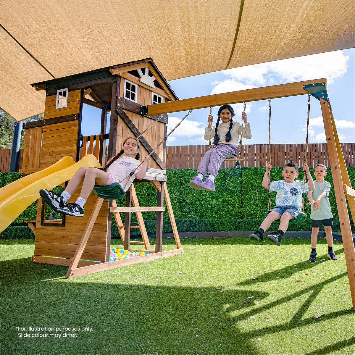 Lifespan Kids Darlington Play Centre Set with 2.2m Slide