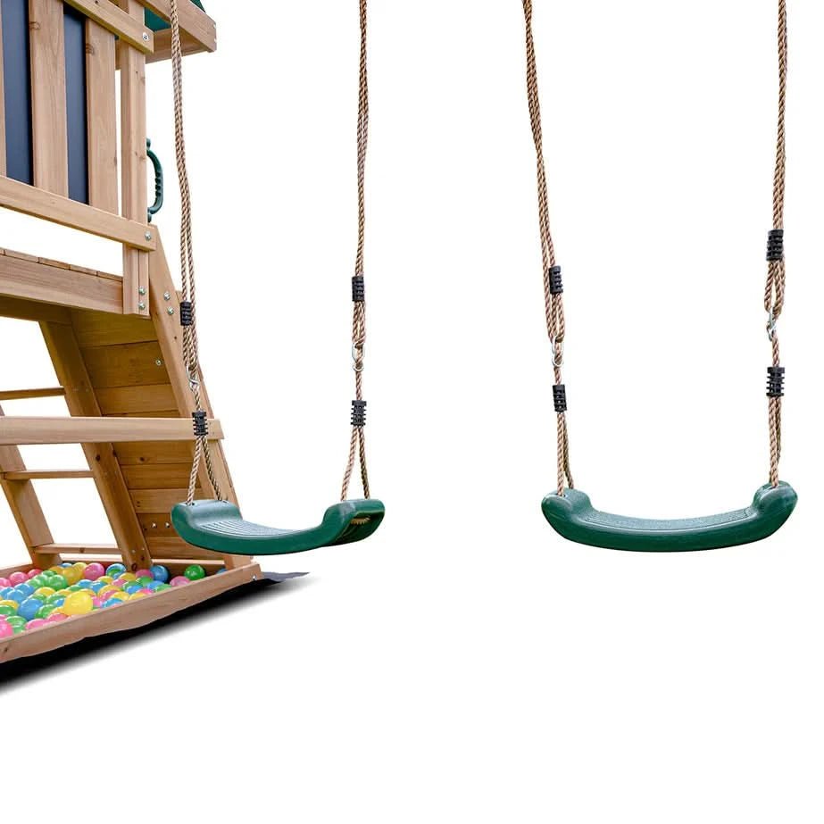 Lifespan Kids Greenvale Play Centre with 1.8m Green Slide