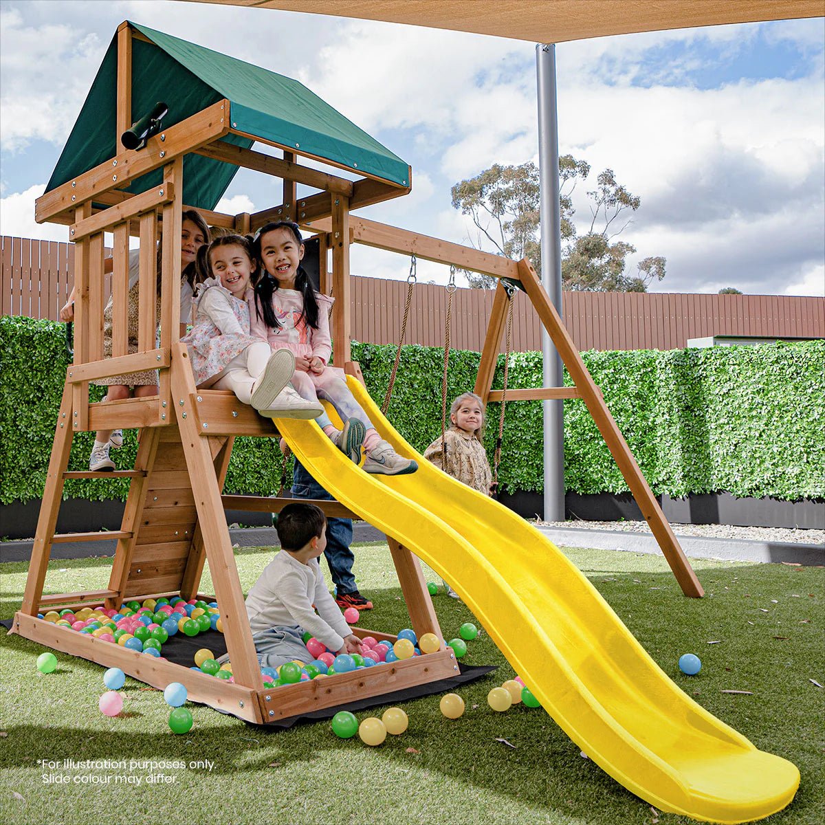 Lifespan Kids Greenvale Play Centre with 1.8m Slide